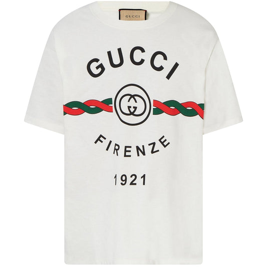 Gucci Firenze 1921 White T-Shirt