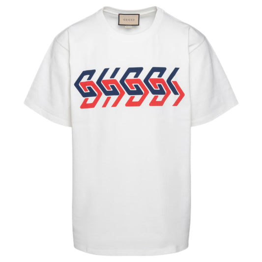 Gucci Mirror Logo White T-Shirt