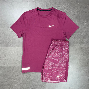 Nike Run Division Set ‘Burgundy’