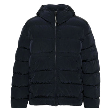 C.P. Company Navy Goggle Down Jacket