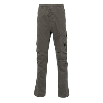 C.P. Company Stretch Sateen Ergonomic Khaki Cargo Pants