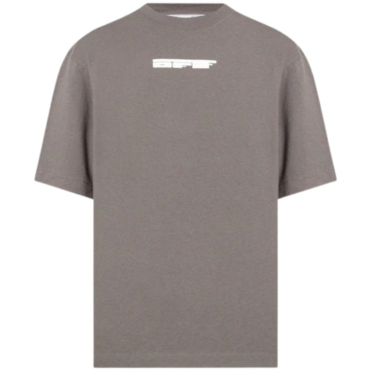 Off-White Teddy Logo Grey T-Shirt