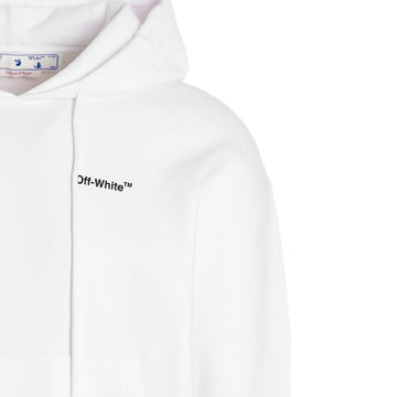 Off White Mens Oversized Hoodie White