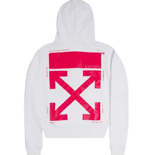 Off-White Bart Logo White Hoodie