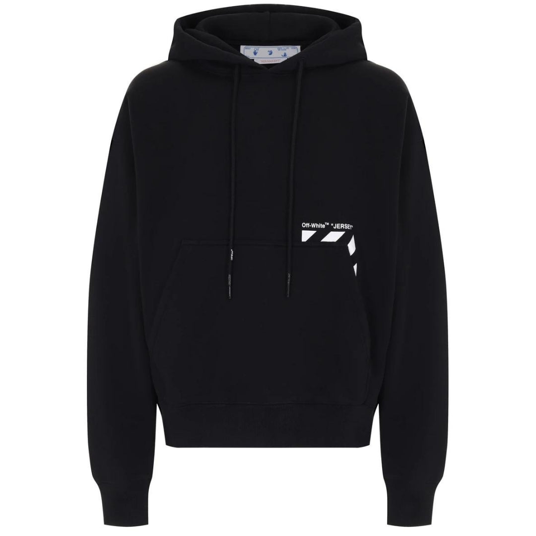 Off-White Mens Black Hoodie