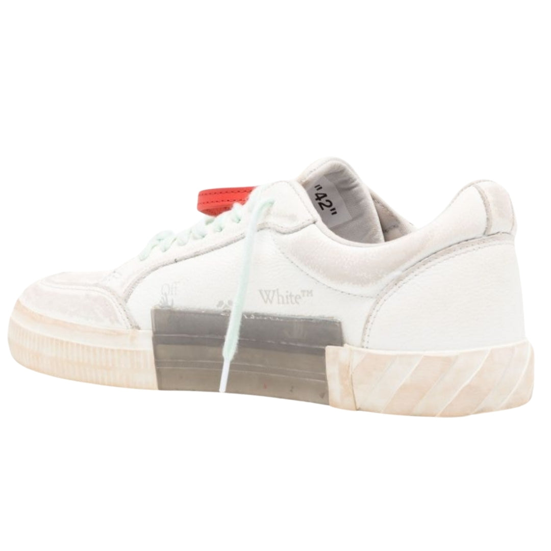 Off-White Blue Arrow Branding White Trainers