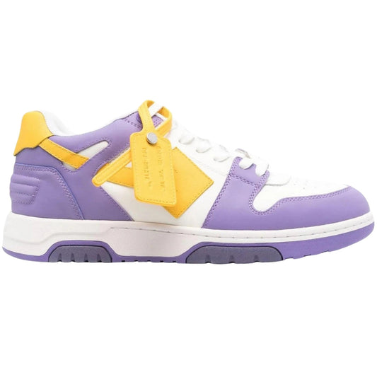 Off-White Purple Leather Trainers