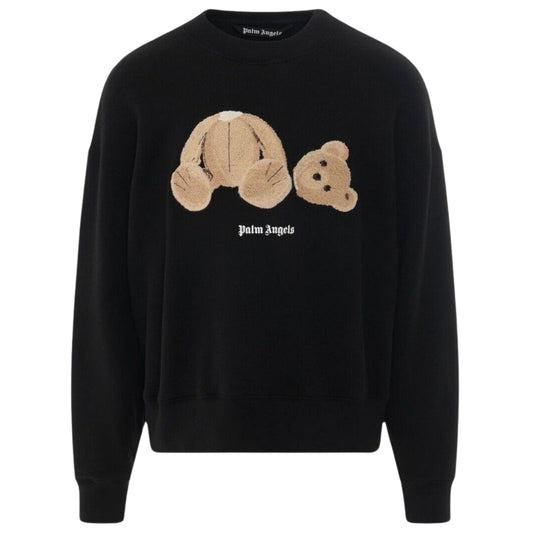 Palm Angels Teddy Bear Black Jumper