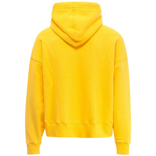 Palm Angels Yellow Shark Logo Hoodie