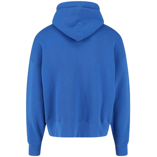 Palm Angels Blue Shark Logo Hoodie