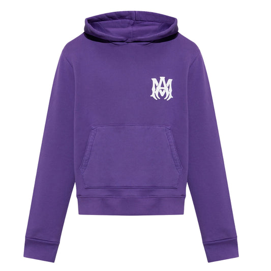 Amiri Purple Box Fit Hoodie