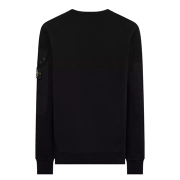 Stone Island Black Pocket Sweatshirt