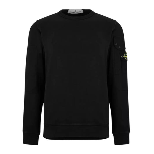 Stone Island Black Pocket Sweatshirt