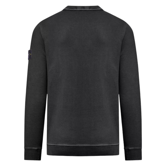 Stone Island Lead Black Sweatshirt