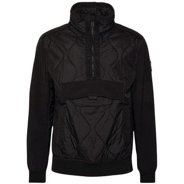 Belstaff Area Black Quarter Zip Pull-Over Jacket