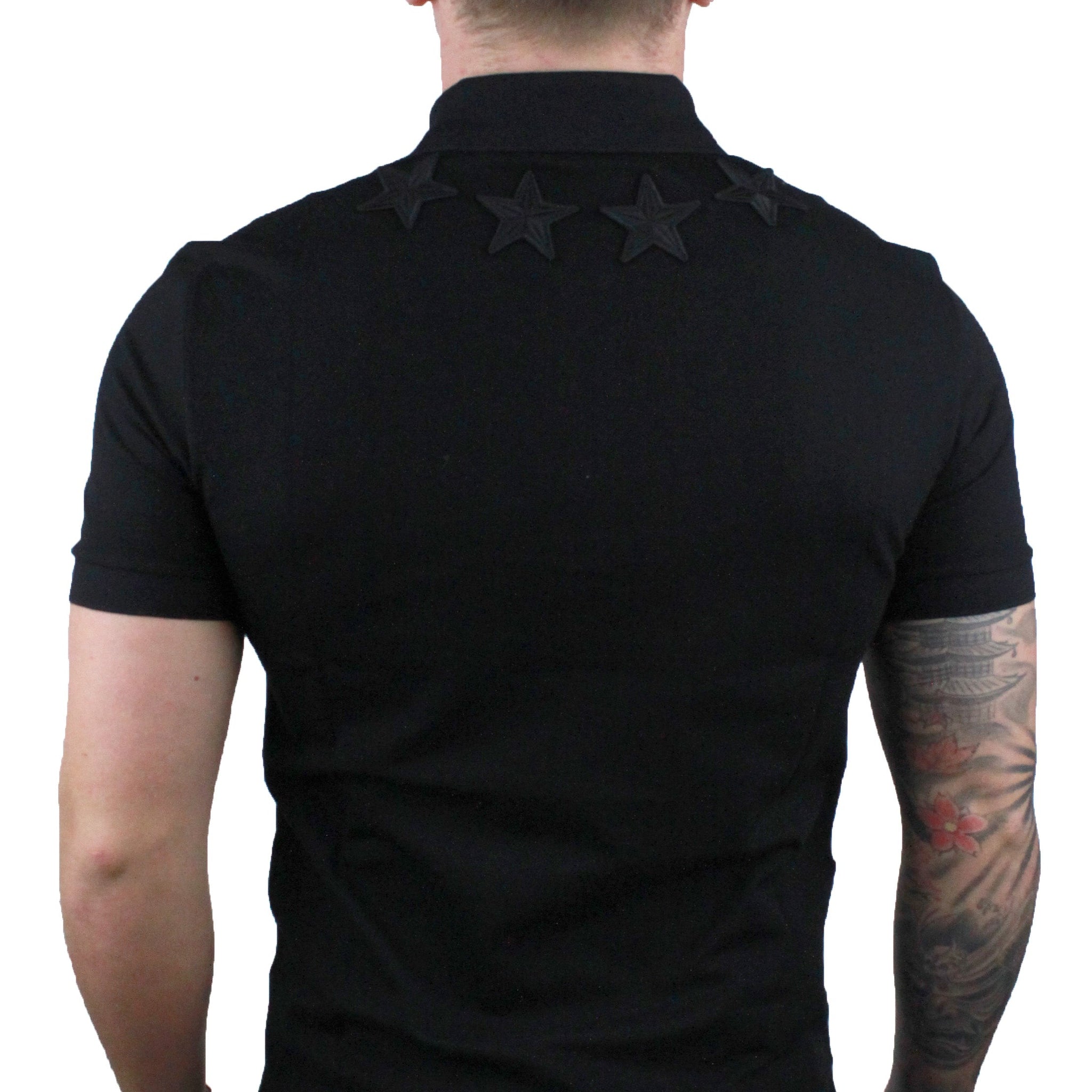 Givenchy Short Sleeved Black Polo Shirt