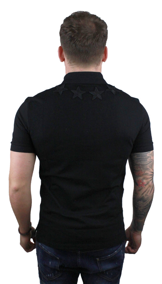 Givenchy Short Sleeved Black Polo Shirt