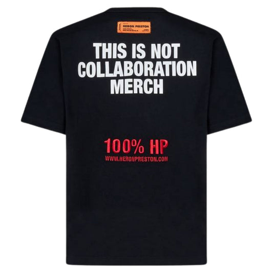 Heron Preston This Is Not Collaboration Merch Black T-Shirt