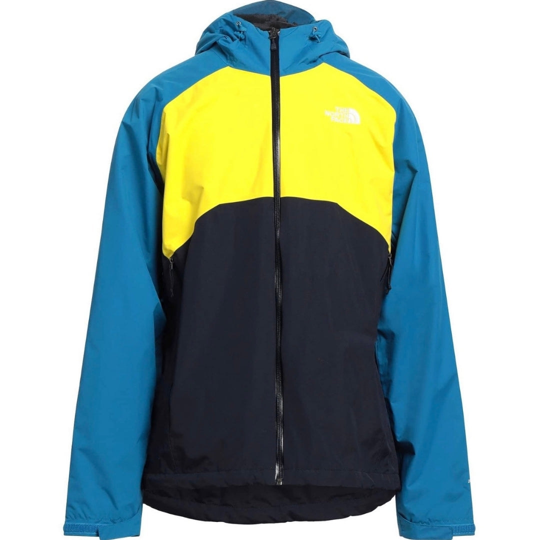 The North Face M Stratos Blue Colourblock Thin Jacket