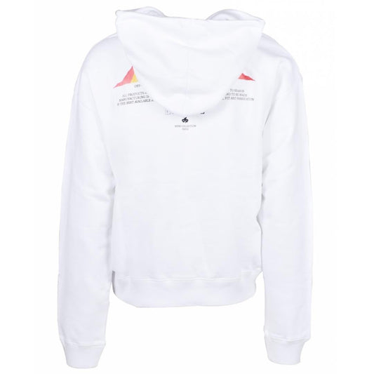 Off-White Graffiti Paint Logo White Hoodie