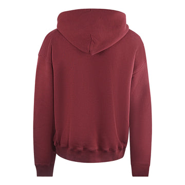 Off-White How Was Your Delivery Dark Red Skate Hoodie.