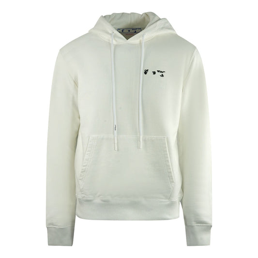 Off-White Small Logo White Slim Hoodie