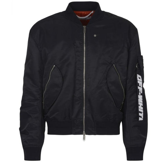 Off-White Industrial Black Bomber Jacket