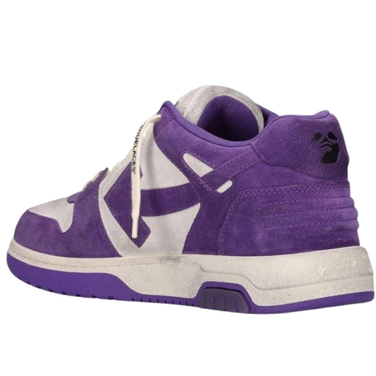 Off-White Out Of Office Purple Leather Sneaker