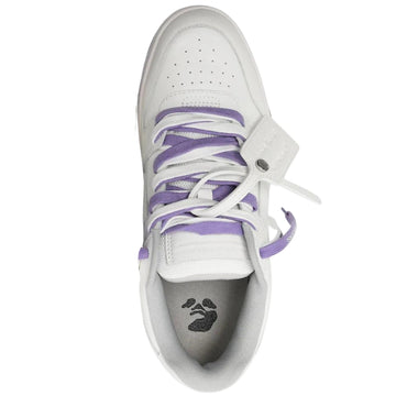 Off-White Out Of Office Lilac Calf Leather Sneakers