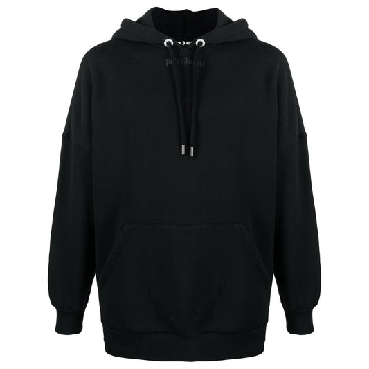 Palm Angels Classic Logo Black Oversized Hoodie