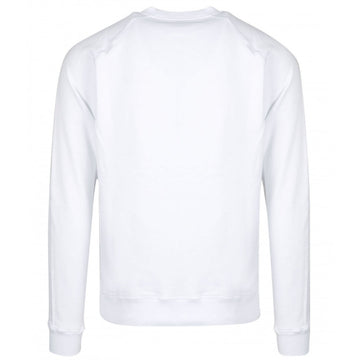 Dsquared2 Classic Raglan Fit Logo White Sweater