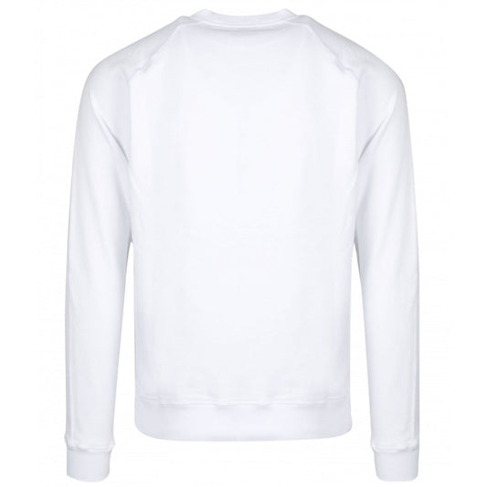 Dsquared2 Classic Raglan Fit Logo White Sweater