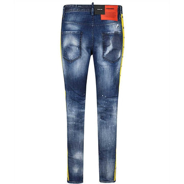 Dsquared2 Skater Jean Maple Leaf Tape Jeans