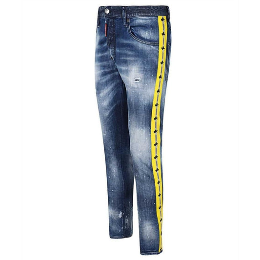 Dsquared2 Skater Jean Maple Leaf Tape Jeans